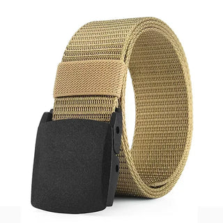 Men's Tactical Belt Non-Metallic Outdoor Sports Leisure Men's Belt Student Canvas Belt