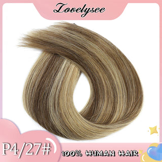 160G Thick Ends Clip in Hair Extensions Human Hair Double Weft Hair Extensions Brazilian 100% Remy Human Hair for Woman 14"-28"