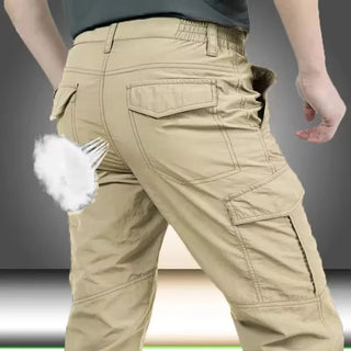 2025 Outdoor Waterproof Tactical Cargo Pants Men Breathable Summer Casual Army Military Long Trousers Male Quick Dry Cargo Pants
