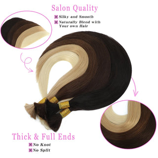 SOVO Brazilian Bulk Hair For Braiding Remy Hair Human Hair Bundles Bone Straight No Weft Natural Braiding Hair Extensions Weaves