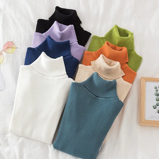 Women Fall Turtleneck Sweater Knitted Soft Pullovers Cashmere Jumpers Basic Soft Sweaters For Women 2025 Autumn Winter