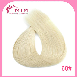 Straight Bulk Human Hair Extensions Brazilian Remy Human Hair No Weft 16-28 Inch Pre-Colored Copper Brown Bulk Hair For Braiding