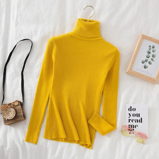 Women Fall Turtleneck Sweater Knitted Soft Pullovers Cashmere Jumpers Basic Soft Sweaters For Women 2025 Autumn Winter