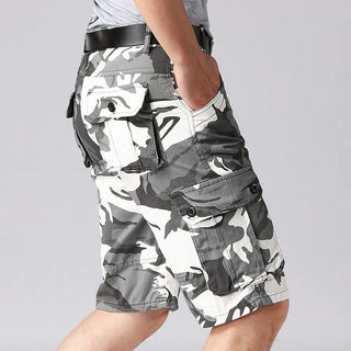 Big Size Military Men Camouflage Cargo Shorts Summer New Y2k Vintage Baggy Outdoor Sports Casual Knee Lenght Tactical Pants 44