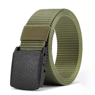 Men's Tactical Belt Non-Metallic Outdoor Sports Leisure Men's Belt Student Canvas Belt