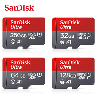 SanDisk Ultra Micro SD Memory Card TF Flash Card A1 V10 C10 U1 32GB 64G 128G 256G for Camera Phone Nintendo Switch Table
