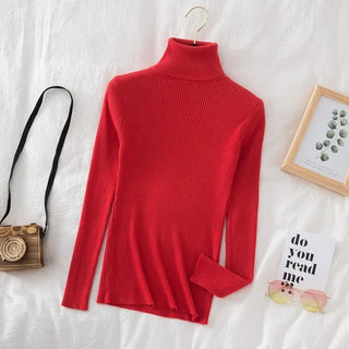 Women Fall Turtleneck Sweater Knitted Soft Pullovers Cashmere Jumpers Basic Soft Sweaters For Women 2025 Autumn Winter