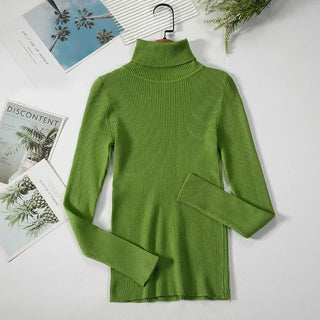 Women Fall Turtleneck Sweater Knitted Soft Pullovers Cashmere Jumpers Basic Soft Sweaters For Women 2025 Autumn Winter