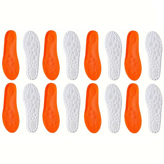 1Pair/2Pairs/4Pairs High Elasticity Latex Sport Insoles Soft Shoe Pads Arch Support Orthotic Insoles Breathable Deodorant Insole