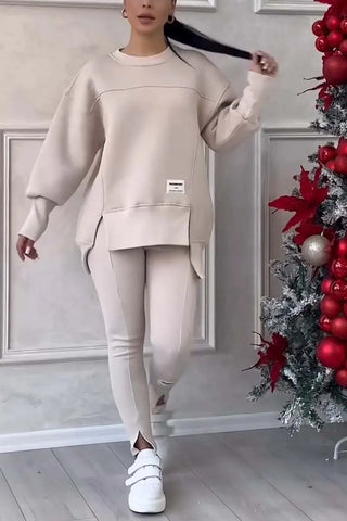 Women's 2 Piece Sweater shirt Leggings Set Pullover